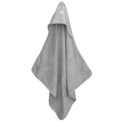 taftan - cape de bain etoile gris - gris pour 35