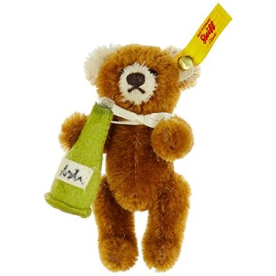 Steiff - 028908 - peluche - ours teddy - miniature bouteille  champagne pour 78