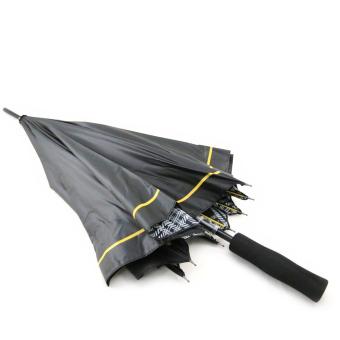 Parapluie Golf 'Daniel Hechter' noir jaune (effet ciré)