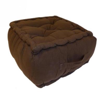 Pouf de sol 40 cm marron pour 32