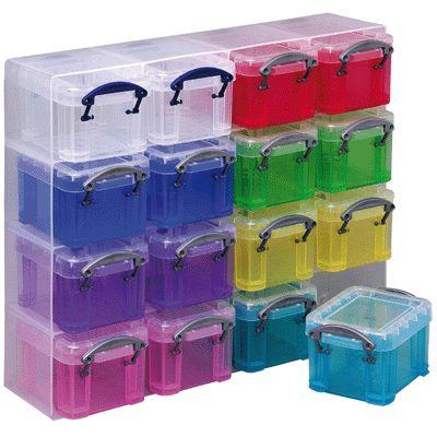Really Useful Box - Really Useful Box - Organiseur 16 Boites 0.14 Litre Assortis pour 23