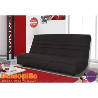 Dunlopillo banquette clic-clac azur cc dpack 194 cm - noir pour 331