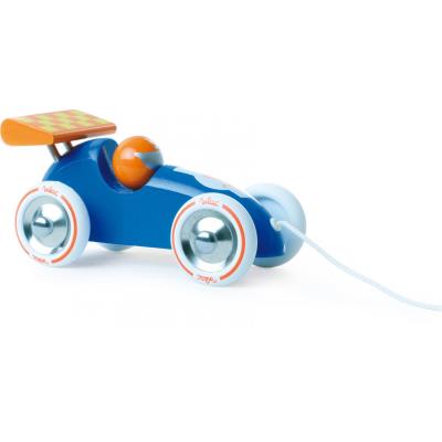 Voiture de course bleue et orange pour 24