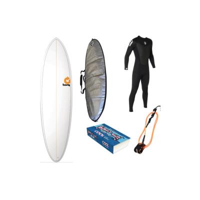 Pack Full Surf Fun Pinline Torq + Leash + Wax + Housse + Combinaison - Taille - 6´8 X 21 X 23/4 pour 650