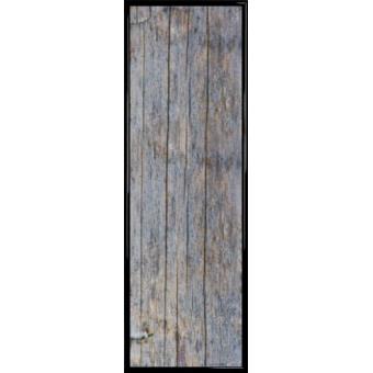 Style Cottage Planchers En Bois (158x53 cm), Cadre Plastique, Noir