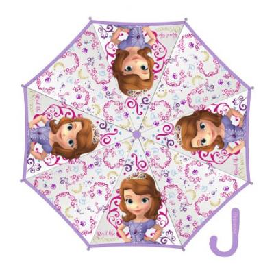 Parapluie transparent princesse sofia manche parme pour 17