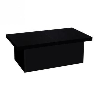 Wonderland table basse extensible 110/142x60 cm noir brillant pour 109