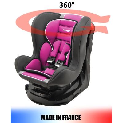 Sige auto pivotant 360 et inclinable 4 positions Made in France groupe 0+ / 1 (0-18kg) - 3 couleurs pour 98