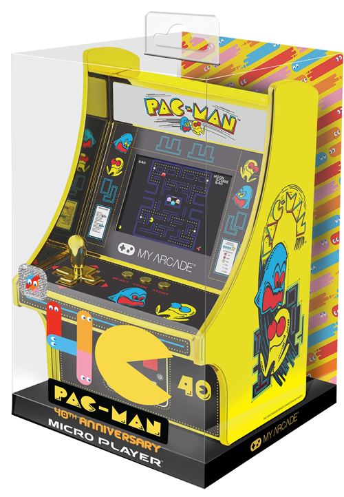 Console rétrogaming My Arcade Micro Player Pac Man 40th Anniversary