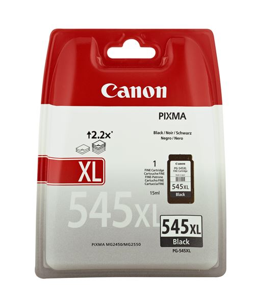 Canon Pg Xl Ml Hoog Rendement Zwart Origineel Blister