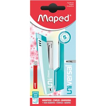 Agrafeuse Maped Universal Metal Pastel Half Strip 24 26 6 Avec 400