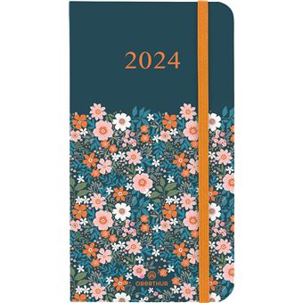 Agenda Civil Semainier Poche Oberthur Fsc Anahita Hiver Floral