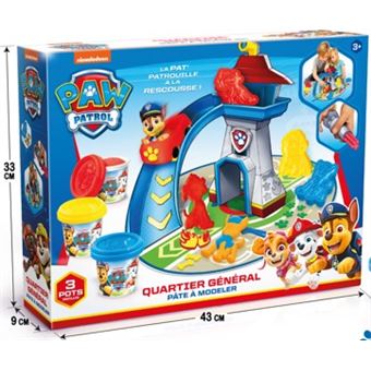 Coffret P Tes Modeler Paw Patrol Pat Patrouille Quartier General