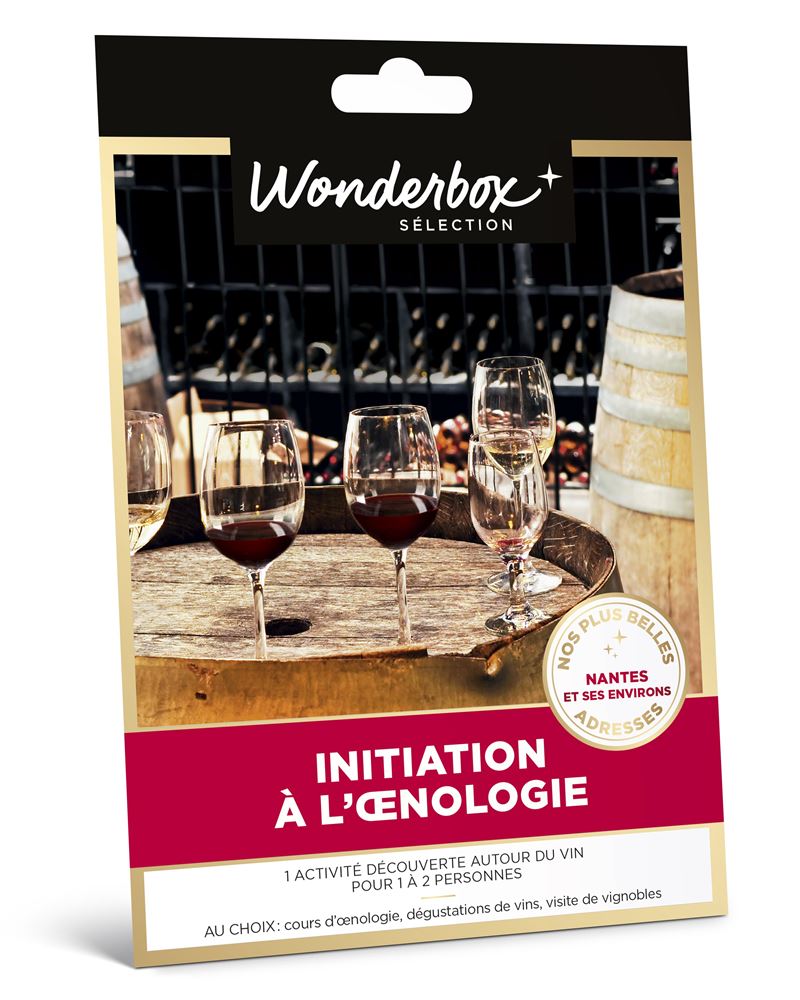 Coffret cadeau Wonderbox Initiation à l œnologie Nantes et ses environs