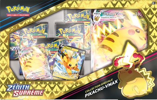 Carte à collectionner Pokémon Coffret Pikachu VMAX Zénith Suprême EB12