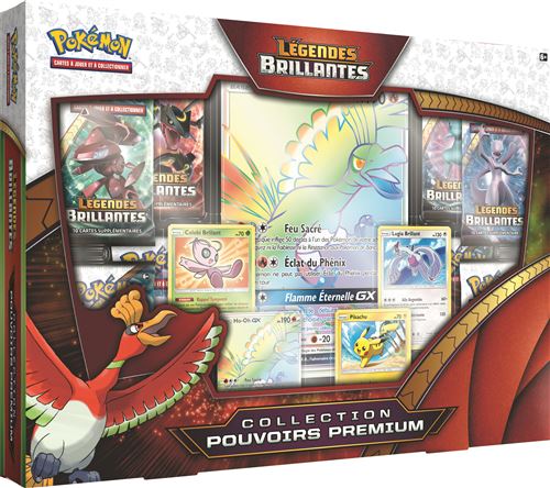 Jeu de cartes Pokémon SL03 5 Coffret Ho Oh GX Carte à collectionner