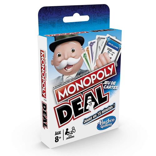 Jeu de cartes Hasbro Monopoly Deal Jeu de stratégie Achat prix fnac