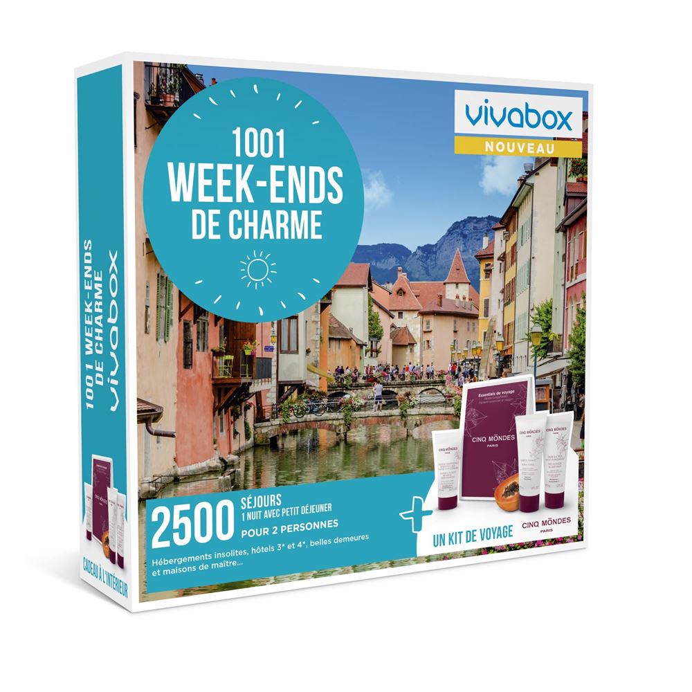 Coffret Cadeau Vivabox 1001 Week Ends De Charme Coffret Cadeau