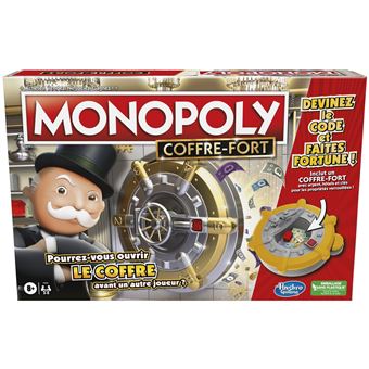 Sur Jeu Classique Hasbro Monopoly Coffre Fort Jeux Classiques