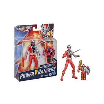 Figurine articulée Power Rangers Dino Fury 15 cm Ranger Rouge