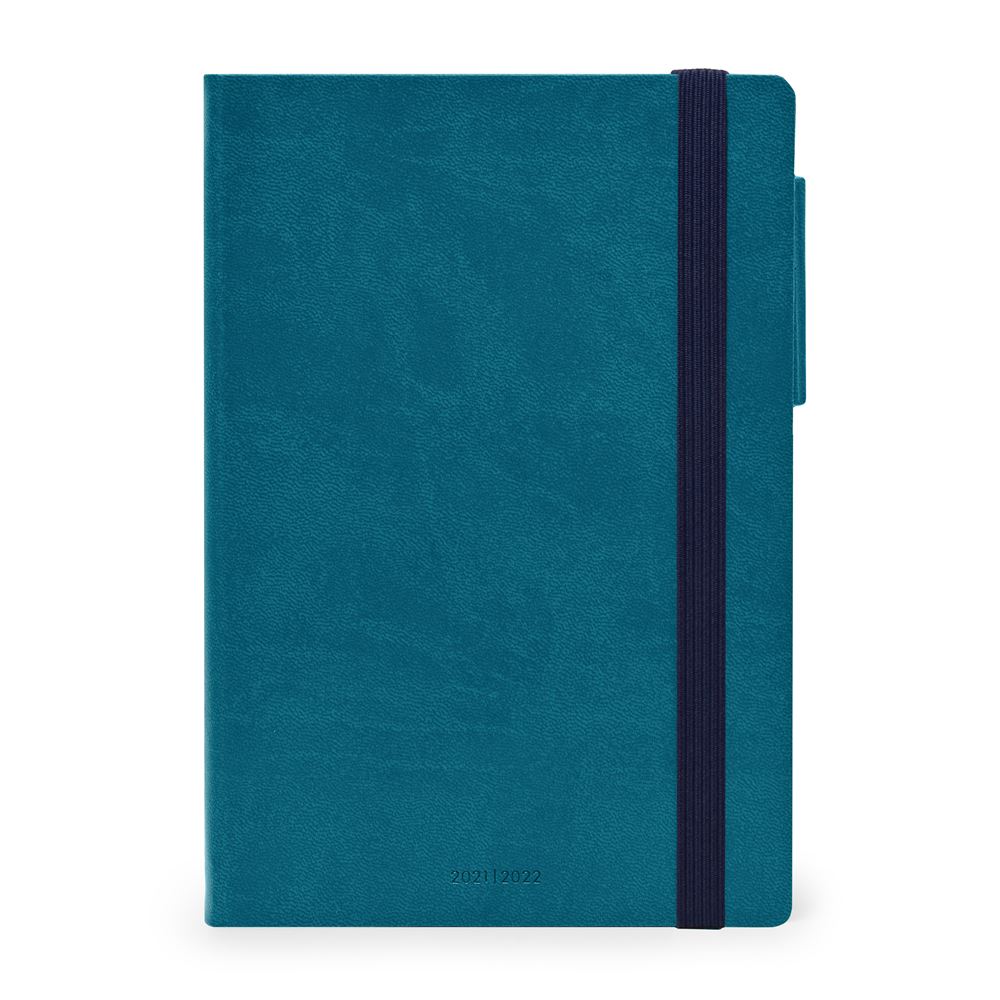 Agenda Scolaire Semainier Legami Notes Medium 12 X 18 Cm 2021 2022 Bleu