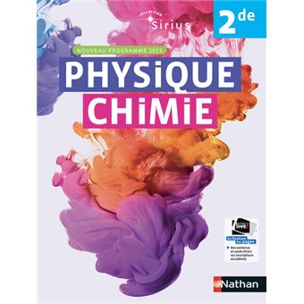 Physique Chimie 2de Manuel 2019 broché Valéry Prévost Hélène Monin