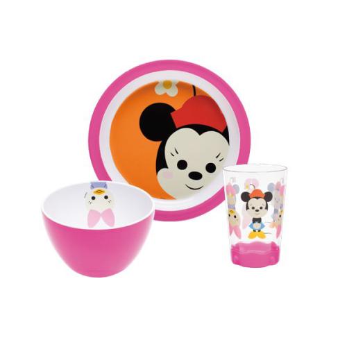 Assiette Disney Zak!designs Set enfant 3 pices Minnie pour 12