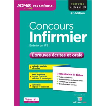 Concours Infirmier Preuves Crites Et Orale L Essentiel En Fiches