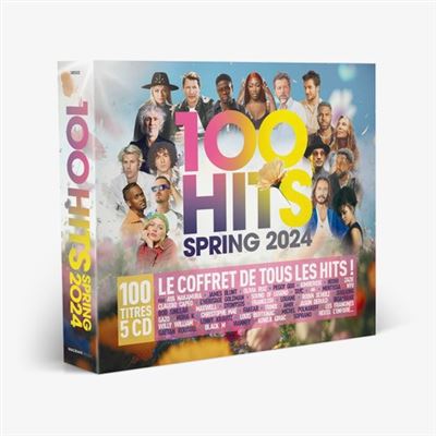 100 Hits Spring 2024 Coffret Collectif CD Album Achat Prix Fnac