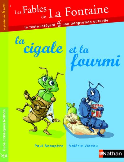 Cigale Et La Fourmi Broch Paul Beaup Re Val Rie Videau Achat