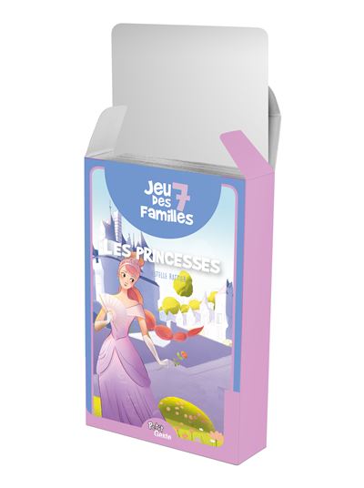 Jeu des 7 familles Les princesses Boîte ou accessoire Estelle