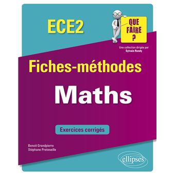 Mathématiques ECE 2e année broché Benoit Grandpierre Stéphane