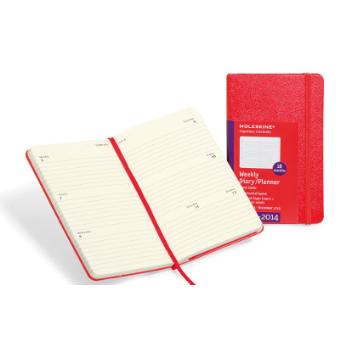 Agenda M Semainier Carnet Gd Ft Rouge Couv Rigid Agenda