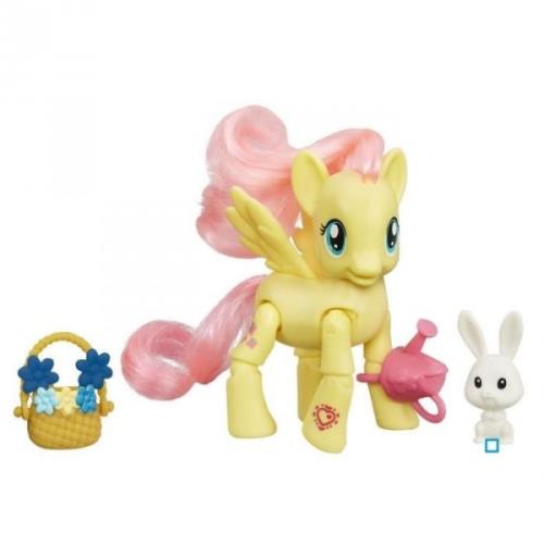 Figurine articule My Little Pony Fluttershy Cueillette de Fleurs pour 15
