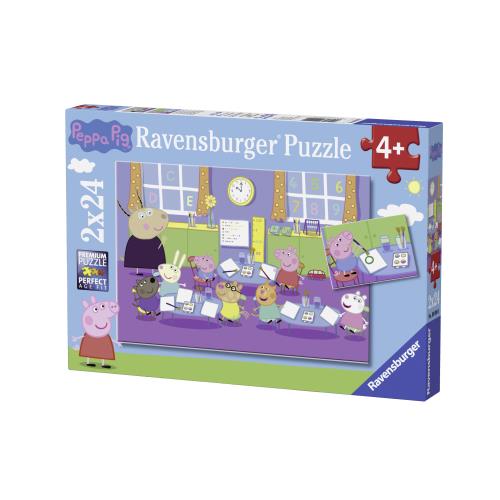 Puzzles Pi Ces Peppa Pig L Cole Ravensburger Puzzle Achat