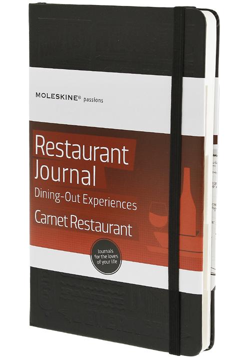 Carnet Moleskine Passion Restaurants et Cafs Grand format 13 x 21 cm Couverture rigide Noir pour 19