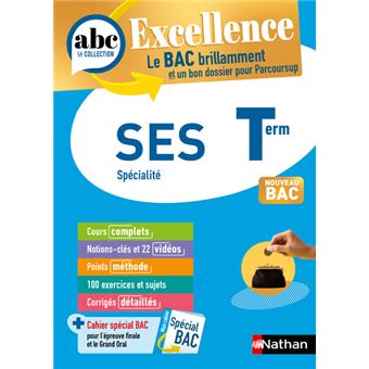 Abc Bac Excellence Ses Terminale Broch Karine Charles Vanessa