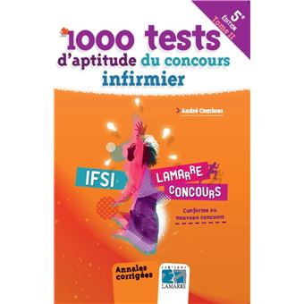 Tests D Aptitude Du Concours Infirmier Tome Annales Corrig Es