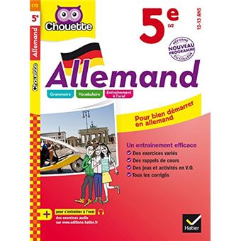 Allemand 5ème LV2 Cahier D'exercices, Workbook Programme 2016 - Broché ...