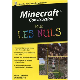 Minecraft construction Poche pour les nuls poche Adam Cordeiro