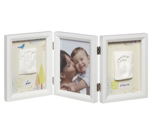 Cadre 3 volets Baby Art My Baby Touch dition limite Dreamy Blanc pour 37