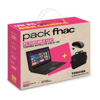 Pack Fnac Ordinateur Portable Toshiba Satellite C50 B 19C 15,6