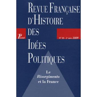 Revue Fran Aise D Histoire Des Id Es Politiques Tome Broch