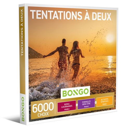 BONGO TENTATIONS À DEUX Coffret cadeau Achat prix fnac