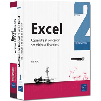 Excel Coffret De 2 Livres Apprendre Et Concevoir Des Tableaux