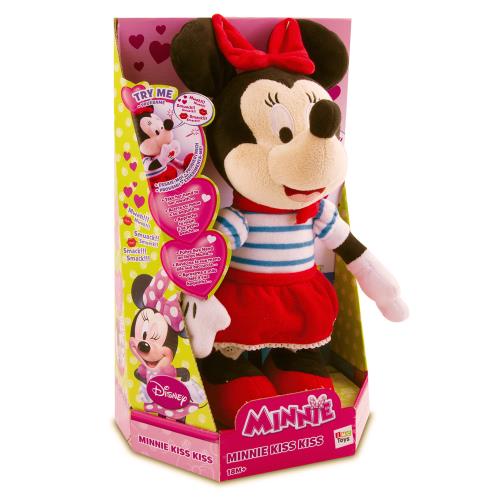 Peluche interactive Mickey & Friends Minnie Kiss Kiss 25 cm pour 28