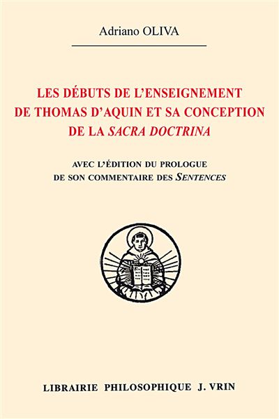 Les débuts de l enseignement de Thomas d Aquin et sa conception de la