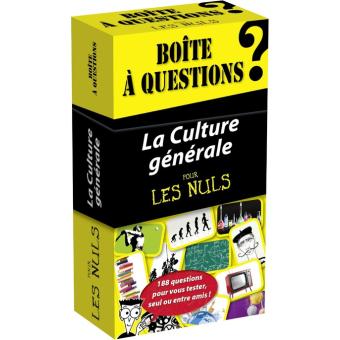 Pour Les Nuls Boite Questions La Culture G N Rale Pour Les Nuls