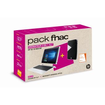 Pack Fnac Tablette PC HP Pavilion x2 10 n001nf 10.1" 64 Go WiFi