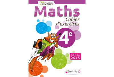 iParcours Maths 4ème Cahier d exercices Workbook broché Collectif